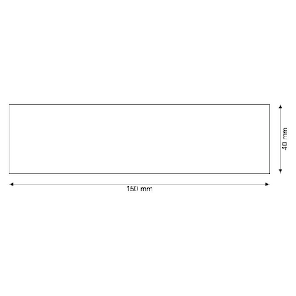 Artikelbild 2 für EICHNER Magnetschilder weiß 4,0 x 15,0 cm, 100 St., Artikelnummer 702658