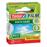 Artikelbild 1 für tesa ECO & CLEAR Klebefilm transparent 19,0 mm x 33,0 m 1 Rolle, Artikelnummer 604203