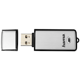 Artikelbild 1 für hama USB-Stick Fancy silber, schwarz 128 GB, 1 St., Artikelnummer 814374