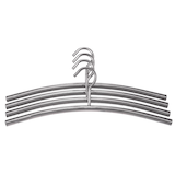 Artikelbild 1 für Zeller Kleiderbügel silber, 4 St., Artikelnummer 192765