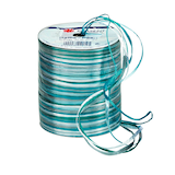 Artikelbild 1 für PRÄSENT Geschenkband Raffia Pearl glänzend blau/türkis/grün 3,0 mm x 50,0 m, Artikelnummer 135129