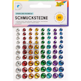 Artikelbild 1 für folia Schmucksteine mehrfarbig Rainbow, 1 Pack, Artikelnummer 479133
