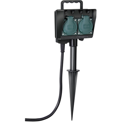 Artikelbild für brennenstuhl 2-fach Gartensteckdose 1,4 m schwarz, Artikelnummer 330668