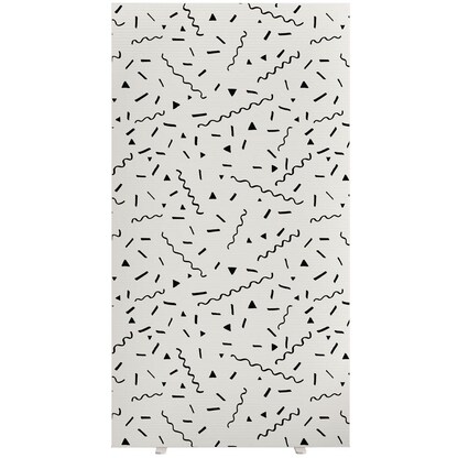 Artikelbild 2 für PAPERFLOW Trennwand easyScreen Black & White, 60421 bunt 94,0 x 173,4 cm, 1 St., Artikelnummer 206759