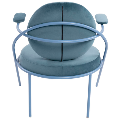 Artikelbild 4 für meet powered by PAPERFLOW Sessel SATURNE blau Stoff 70,0 x 73,0 x 88,0 cm, 1 St., Artikelnummer 231496