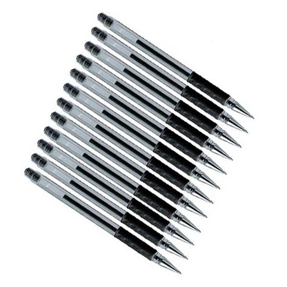 Artikelbild für Pentel K116 Gelschreiber schwarz/transparent 0,3 mm, Schreibfarbe: schwarz, 12 St., Artikelnummer 489575