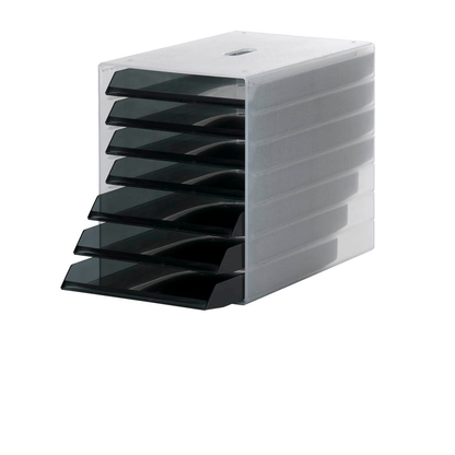 Artikelbild für DURABLE Schubladenbox IDEALBOX dunkelgrau 1712000050, DIN A4 mit 7 Schubladen, 1 St., Artikelnummer 535613
