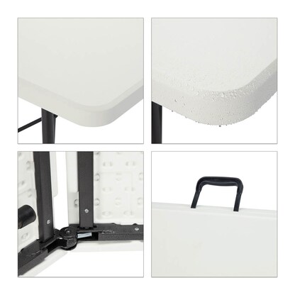 Artikelbild 3 für relaxdays Bierbänke 10022836_0 weiß Kunststoff 181,0 cm, 2 St., Artikelnummer 448924