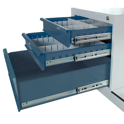 Artikelbild 3 für ADB Werkbank Eko lichtgrau, anthrazitgrau 3 Schubladen 130,0 x 60,0 x 85,0 cm, Artikelnummer 204766