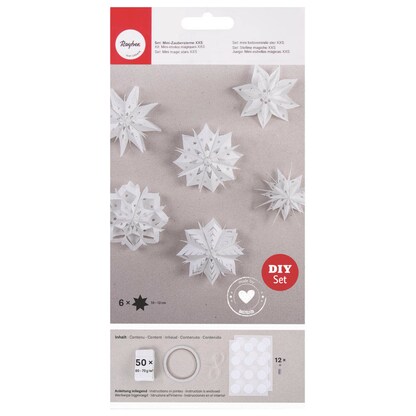Artikelbild für Rayher Bastelset Mini-Zaubersterne XXS weiß, Artikelnummer 935387