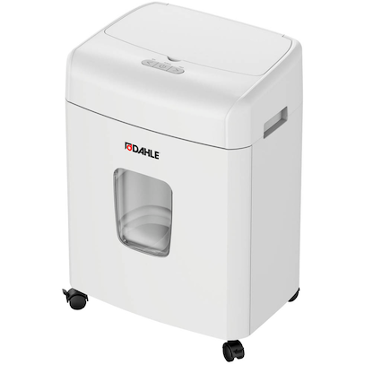 Artikelbild 2 für AKTION: DAHLE ShredMATIC 90 Aktenvernichter mit Partikelschnitt P-4, 4 x 12 mm, bis 90 Blatt, lichtgrau, Artikelnummer 534101