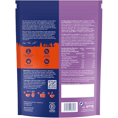 Artikelbild 2 für 3Bears Porridge - Dreierlei Beere 400,0 g, 1 St., Artikelnummer 518967