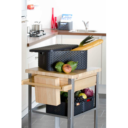 Artikelbild 2 für curver STYLE Aufbewahrungsboxen-Set anthrazit, 1 Set, Artikelnummer 744827