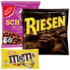 Schokobonbons, Schokolinsen & schokolierte Nüsse