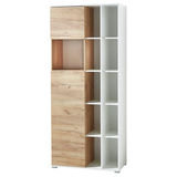 Artikelbild 1 für GERMANIA Regalschrank Lioni, 4196-513 weiß, eiche 85,0 x 40,0 x 197,0 cm, 1 St., Artikelnummer 501357
