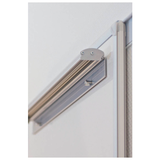 Artikelbild 1 für FRANKEN Flipchart-Halter magnetisch silber für alle magnetischen Oberflächen, Artikelnummer 196731