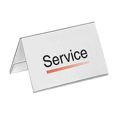 Artikelbild für SIGEL Tischaufsteller 10,0 x 6,0 cm beidseitig, 10 St., Artikelnummer 707331