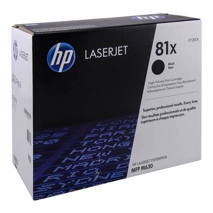 Artikelbild 2 für HP 81X (CF281X) schwarz Tonerkartusche, Artikelnummer 106284