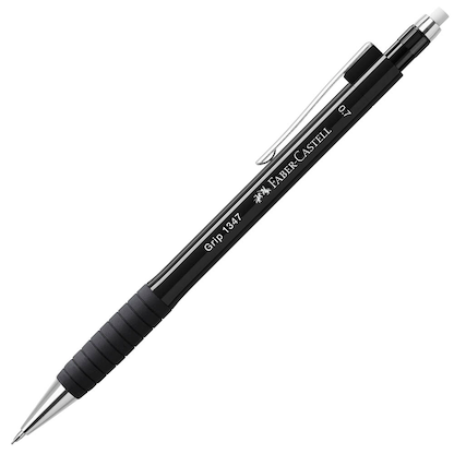 Artikelbild für FABER-CASTELL GRIP 1347 Druckbleistift schwarz B 0,7 mm, 1 St., Artikelnummer 577205