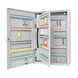 Artikelbild 1 für WEDO Schlüsselkasten lichtgrau mit 150 Haken, Sicherheitsschloss, 38,0 x 14,0 x 55,0 cm, 1 St., Artikelnummer 577705