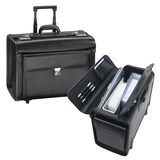 Artikelbild 1 für Alassio Pilotenkoffer SILVANA Leder schwarz 49,0 x 25,0 x 40,0 cm, Artikelnummer 909853