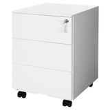 Artikelbild 1 für SONGMICS Rollcontainer weiß 3 Auszüge 39,0 x 45,0 x 55,0 cm, Artikelnummer 262499