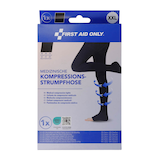 Artikelbild 1 für FIRST AID ONLY® Kompressionsstrumpfhose, offene Spitze schwarz Größe XXL 1 St., Artikelnummer 511909