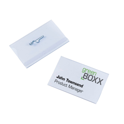 Artikelbild für DURABLE Namensschilder mit Nadel 9,0 x 5,4 cm, 50 St., Artikelnummer 112177