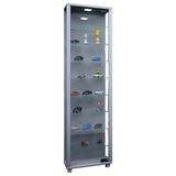 Artikelbild 1 für VCM my home Edana Maxi Vitrine silber 8 Fachböden mit Beleuchtung, Artikelnummer 781258