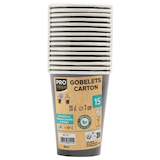 Artikelbild 1 für PROnappe Einweg-Kaffeebecher schwarz 200,0 ml, 15 St., Artikelnummer 346144