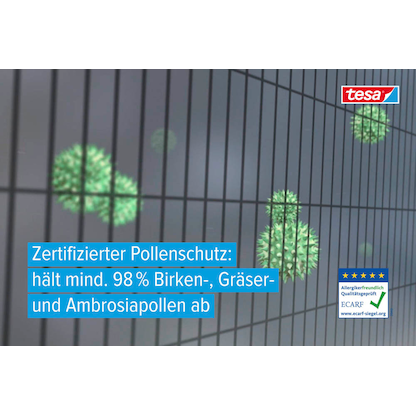 Artikelbild 4 für tesa Pollenschutzgitter anthrazit 1,20 x 2,40 m, Artikelnummer 123439