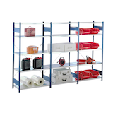 Artikelbild 1 für SCHULTE Schwerlastregal 12650-B silber 100,0 x 50,0 x 200,0 cm, Artikelnummer 232637