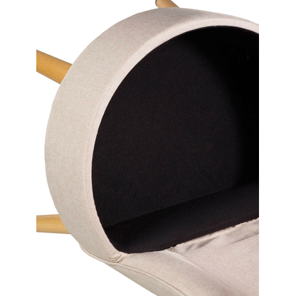 Artikelbild 3 für Echtwerk Sessel Vince creme buche Stoff 42,0 x 42,0 x 71,0 cm, 1 St., Artikelnummer 162022