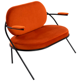 Artikelbild 1 für meet powered by PAPERFLOW 2-Sitzer Sofa SATURNE rost schwarz Stoff 118,0 x 73,0 x 88,0 cm, 1 St., Artikelnummer 231349