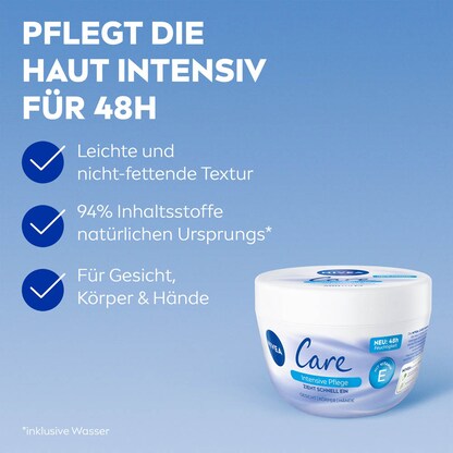 Artikelbild 5 für NIVEA Care Hautcreme 400,0 ml, Artikelnummer 577629