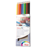 Artikelbild 1 für Pentel Arts Aquarellstifte farbsortiert, 1 Set, Artikelnummer 871280