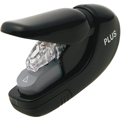 Artikelbild für PLUS JAPAN Klammerloses Heftgerät schwarz, 1 St., Artikelnummer 854861