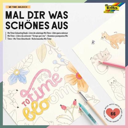 Artikelbild für folia Me time Malbuch, 20 St., Artikelnummer 963433