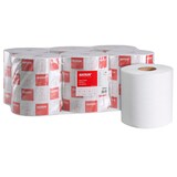 Artikelbild 1 für KATRIN Handtuchrollen Centerfeed M2 2-lagig weiß, 500 Blätter, 6 Rollen, Artikelnummer 852531