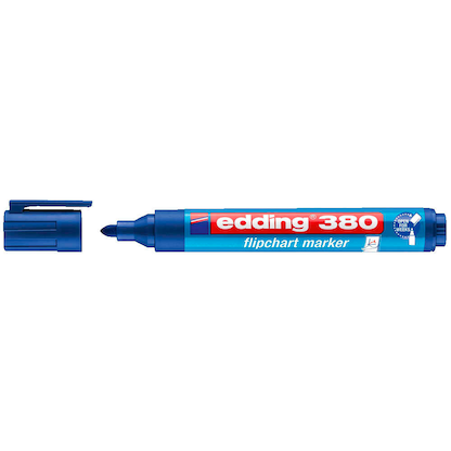Artikelbild 7 für edding 380 Flipchart-Marker farbsortiert 1,5 - 3,0 mm, 4 St., Artikelnummer 541441
