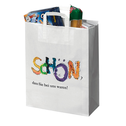 Artikelbild für VP Papier-Tragetaschen Topcraft weiß 32,0 x 42,0 cm, 250 St., Artikelnummer 568725