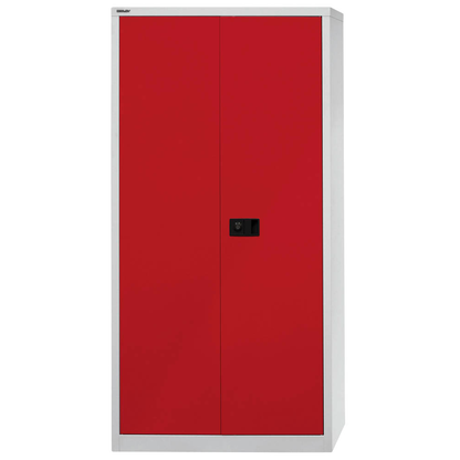 Artikelbild 7 für AKTION: BISLEY Stahlschränke Universal E782A04506P3 lichtgrau, kardinalrot 4 Fachböden 91,4 x 40,0 x 195,0 cm, aufgebaut, 3 St., Artikelnummer 102687