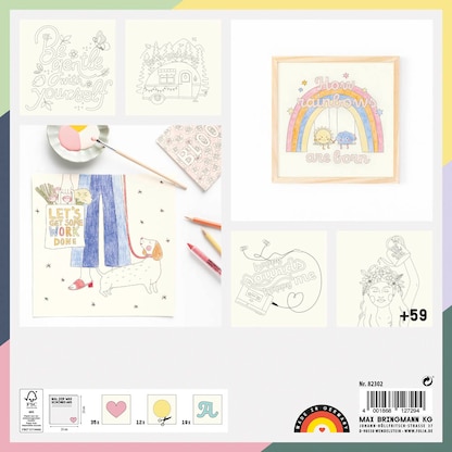 Artikelbild 2 für folia Me time Malbuch, 20 St., Artikelnummer 963433