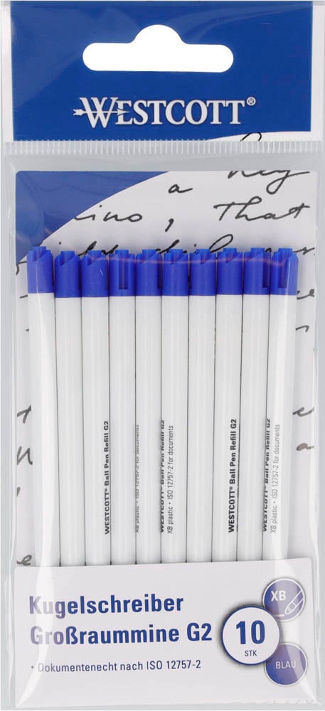 SCHNEIDER Großraummine Express 735 – Blau, Dokumentenecht, Strichstärke M, 10 Stück