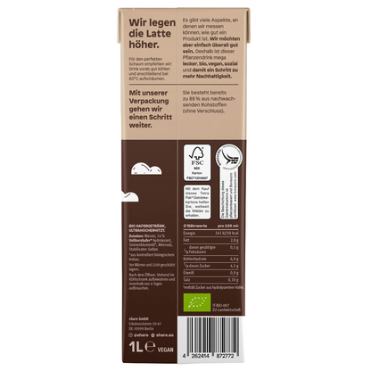 Artikelbild 3 für share BARISTA Bio-Haferdrink 8x 1,0 l, Artikelnummer 191336