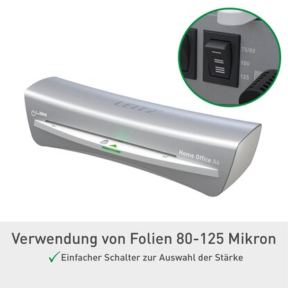 Artikelbild 15 für AKTION: LEITZ iLAM Home Office A4 Laminiergerät bis DIN A4, Artikelnummer 802829