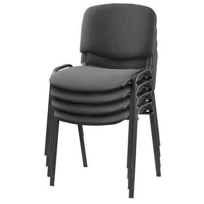Artikelbild für Nowy Styl Besucherstühle Iso ISO BLACK 1.3 C38 anthrazit Stoff, 4 St., Artikelnummer 104481