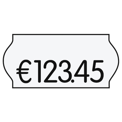 Artikelbild für CreenLine Preisetiketten weiß ablösbar 22,0 x 12,0 mm, 18 Rollen, Artikelnummer 176730