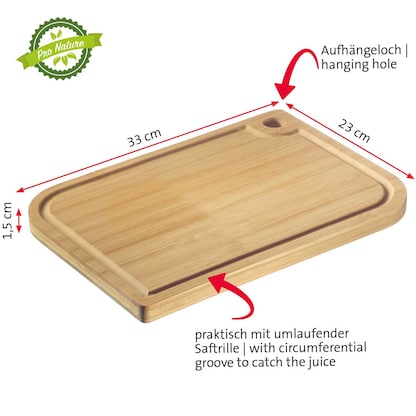 Artikelbild 3 für WESTMARK Schneidebrett braun 33,3 cm, 1 St., Artikelnummer 997062