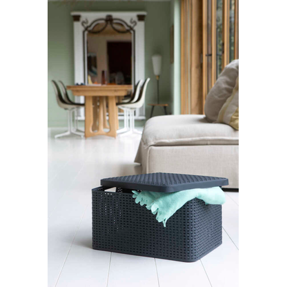 Artikelbild 3 für curver STYLE Aufbewahrungsboxen-Set anthrazit, 1 Set, Artikelnummer 744827